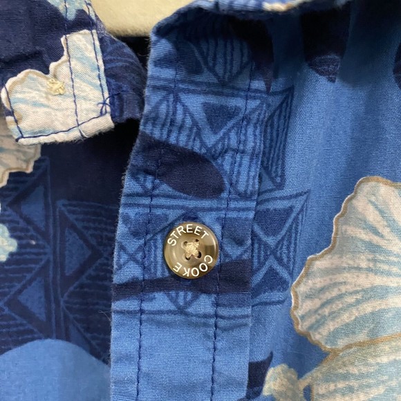 Cooke Street Honolulu Mens Shirt Size XL Cotton Floral Hawaiian Short Sleeve - Picture 4 of 8